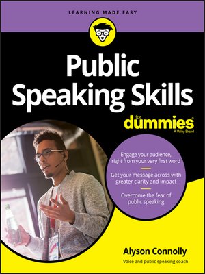 cover image of Public Speaking Skills For Dummies